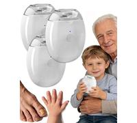 Universal Automatic Fingernail Grinder for Adults and Children, 360° Auto Trimming & Three Levels & 25 Db Quiet Auto Nail Trimmer with Safe Grind Head for Seniors Shaky Hands and Tough Nails (3PCS)