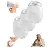 Universal Automatic Fingernail Grinder, Led Light & 3-Speed Quiet Electric Nail Grinder, 360° Smooth, Even Filing with No Manual Pressure, Rechargeable Automatic Nail Trimmer for Kids, Adults