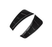 Universal Automobile Side Wing Leaf Panel Accessories Side Air Outlet Trim Flow Hood Exterior Style Decorative Car Decal(Bright black)