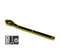 Universal Automotive 360° Labor-Saving Swivel Jack Ratchet Wrench Scissor Jack Lift Speed Handle Tool Jack Lug Handle Tool Tire Wheel Jack Cross Wrench w/Conversion Head