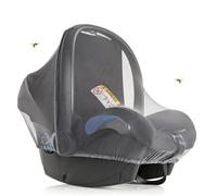 Universal Baby Car Seat Mosquito Net - Breathable Insect Bug Cover for 0+ Car Seats with Smart Handle Opening - Grey
