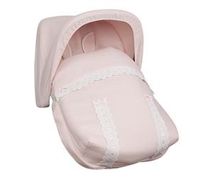 Universal Baby Carrier Bag Pique Pink High End + Bonus Hood + Harness Cover