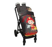 Universal Baby Footmuff Chair with Fleece Cover, Detachable with Zips, Machine Washable (Fireman)