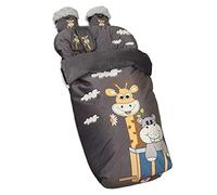 Universal Baby Footmuff with Fleece Feet Cover, Removable with Zips, Machine Washable (Enjoy)
