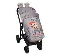 Universal Baby Footmuff with Fleece Feet Cover, Removable with Zips, Machine Washable (Music)