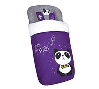 Universal Baby Footmuff with Fleece Feet Cover, Removable with Zips, Machine Washable (Panda)