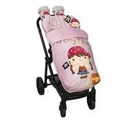 Universal Baby Footmuff with Fleece Feet Cover, Removable with Zips, Machine Washable (Pretty Pirate)