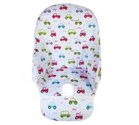 Universal Baby High Chair Replacement Cushion Cover Breathable Soft PU Dining Seat Pad for Kids Multiple Patterns (C, 45x50x5cm)