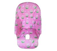 Universal Baby High Chair Replacement Cushion Cover Breathable Soft PU Dining Seat Pad for Kids Multiple Patterns (E, 45x50x5cm)