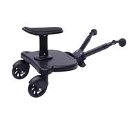 Universal Baby Infant Stroller Pushchair Connector Step Board 2-in-1 Design with Seat,3-7 Years Old,Flexible Adjustment,Self-Adhesive Tape,for Walks,Play,Shopping