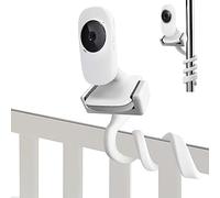 Universal Baby Monitor Mount Holder for Vtech VM3252 VM819, Hello Baby HB30 HB35, and Most 5.3 to 8.1cm Wide Baby Monitors Camera Shelf for Crib Cot Shelves - Without Tools or Wall Damage