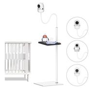 Universal Baby Monitor Stand for HelloBaby, Infant Optics DXR-8 Pro, Nanit Pro Baby Monitor Floor Stand - Height Adjustable Baby Camera Stand for Eufy, VTech, Owlet, VAVA and Most Baby Monitor Holders