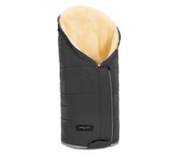 Universal Baby Sheepskin footmuff by Christ - with Medical Grade Lambskin - Foot muff useable in prams, Strollers and Buggies or as Crawling or Play mat - Grey