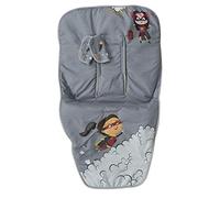 Universal Baby Sila Cover + Harness Cover, Hypoallergenic, Breathable, Hypoallergenic and Hypersoft, 3D Back Fabric, Top Gummed Flap (Hero Girl)