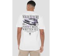 Back to The Future It Hasn't Been Written Back Unisex T Shirt, White, XXX-Large