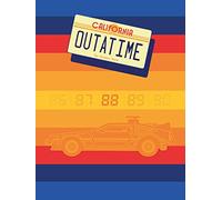 Universal Back to the Future (Retro Stripes) 30x40cm Canvas
