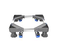 Universal Base Fridge Stand Adjustable Washing Machine Bracket - Extendable Appliance Rollers 52-72cm, Movable Trolley for Refrigerators, Air Conditioners & Dryers, Heavy-Duty Wooden Barrel