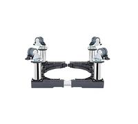 Universal Base Fridge Stand Washing Machine Movable Dryer and Refrigerator with 4 Locking Wheels Adjustable 16"-25" Washing Machine Appliance Wheels Freezer Trolley