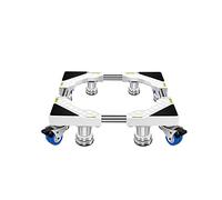 Universal Base Fridge Stand Washing Machine Washing Machine 4 Double Wheels 4/8 Legs Adjustable Dryer and Refrigerator Holder Length/Width 45-65cm Air Conditioner Plan