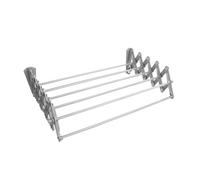 Universal Bathroom Drying Rack 50cm Gray ABJ Wall Mounted Foldable 7 Rods