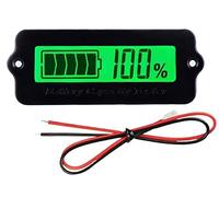 Universal battery capacity indicator for lithium ion (3S-15S), lead acid (12V-48V)