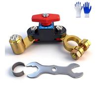 Universal Battery Disconnect & Leak Protector - Waterproof Short Circuit Protection Car Battery Disconnect Switch for Cars, RV,Boat to Prevent Battery Drain & Protect Vehicle (1pcs)