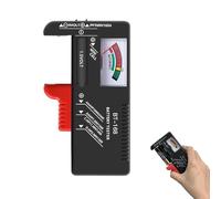 Universal Battery Level Tester, No Batteries Required, Tests AAA, AA, C, D, 9V and 1.5V Button Cell Batteries