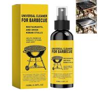 Universal BBQ Cleaner for Greasy Grill,Greasy Grill Cleaner,Oven Grill & Barbecue Cleaner,Fast-Acting Heavy-Duty Grill Degreaser Spray,All Purpose Heavy Oil Cleaning Agent for BBQ Grills (1PC, 1)