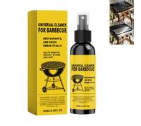 Universal BBQ Cleaner for Greasy Grills, Heavy-Duty Universal BBQ Cleaner, Dissolves Heavy Grease, And Food Residue in Moments, For Outdoor Grills, Ovens, And Microwaves，1PCS