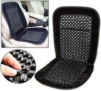 Universal Beaded Seat Cushion For Cars And Vans Posture Support, Comfort, Massaging Back Aid With Adjustable Strap For Driving