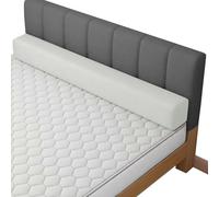 Universal Bed Gap Filler - Instantly Close The Gap Between Your Mattress and Headboard/Wall Memory Foam Mattress Extender for Twin, Full, Queen, King Size Beds(Cream,200x10x25cm)