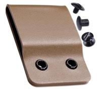 Universal Belt Loop for Holsters and Sheaths - (Killer Coyote) - HOLSTEX Tactical - (with Hardware) - USA Made - Vertical or Horizontal Carry - .080 Material - Drillable Custom Mounting