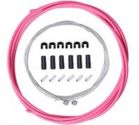 Universal Bicycle Brake Cable Kit ,for Bicycle Mountain Road Bike Repair (Pink,9.8ft)