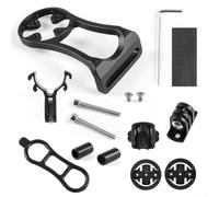 Universal Bicycle Computer Holder Alloy Bracket Black | Sturdy Alloy, Fits for garmin & for bryton, M5 Screw Install, 8x4.2cm, Lightweight For Handlebars