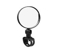 Universal Bicycle Rearview Reflector Mirror Cycling Clear Wide Handlebar Mirror for Bicycle Motorcycle 360 Rotation Adjustable (Color : Black, Size : 2pcs Tybe A)(1pc Tybe A)