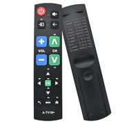 Universal Big Button TV Remote for Seniors, Simple and Easy to Use Remote Control, Designed for Elderly People, Works with Most TV Brands, Large Buttons for Comfortable Operation