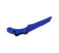 Universal Bike Chain Guard - Protective Plastic Bicycle Chain Cover for Mountain, Road & Folding Bikes - Blue Chain Protector for Clothing Safety & Debris Shield - Easy Installation