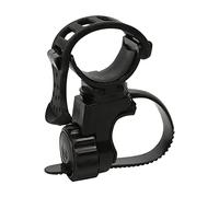 Universal Bike Flashlight Mount Holder 360 Rotatable Bracket Cycling Torch Clip Adjustable Light Clamp For Accessories (A, One Size)