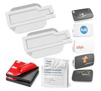 Universal BIP Windshield Telephone Bracket for Motorcycles and Motorcycles - Replacement Compatible with BIP&GO Ulys VINCI FULLI TRP-4010 TRP-4030 (2 Brackets)