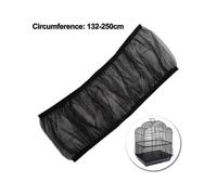 Universal Bird Cage Cover Seed Catcher Nylon Mesh Parrot Cage Skirt