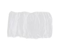 Universal Bird Cage Mesh Cover Parrot Cage Skirt for Parakeet Cockatoo Macaw L, white