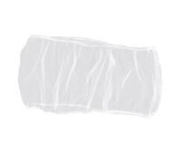 Universal Bird Cage Mesh Cover Parrot Cage Skirt for Parakeet Cockatoo Macaw S white