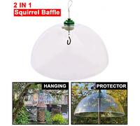 Universal Bird Feeder Station Baffle Dome Stop Squirrel Stealing Bird Feed Guard