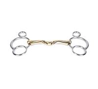 Universal Bit Straight Ring / Verbindend Angle Lozenge / Horse Bit / Horse Tack (5.5")