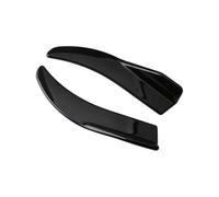 Universal Black Car Bumper Spoiler Front/Rear Lip Anti-Collision 1 Pair Spoiler Lip