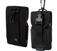 Universal Black Cordura Mobile Phone Cover Army Bag With Belt Loop Hook Pouch Holster Case (Apple iPhone 5/5s/5c)