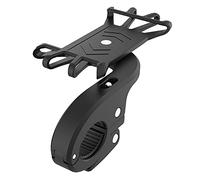 Universal Black Nylon Silicone Phone Mount for 10-48mm Handlebars, Fits 4.0-6.0 Inch Devices, Lightweight 106g, 179x75x72mm