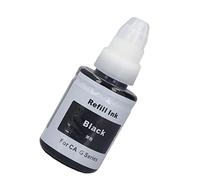 Universal Black Printer Ink Quick Drying Replacement Sublimation Refill Bottles Compatible Inkjet Printers for G1800 G2800 G1810 G2810 G3800 G3810 Black(135ml) (Black)