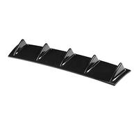 Universal Black Shark Fin Rear Bumper Diffuser for Cars - 4Pcs Chassis Spoiler Wing Lip (L) (M)