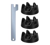 Universal Blender Joint - Black Mixer Coupling Replacement Parts with 1 Key 9704230 Black Mixer Mixer Coupling Replacement Parts Mixer Accessories